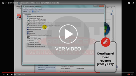 Instalación Plotter de corte